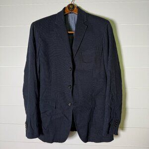Banana Republic Blazer Sports Coat Navy & White Pin Stripe Size 38R